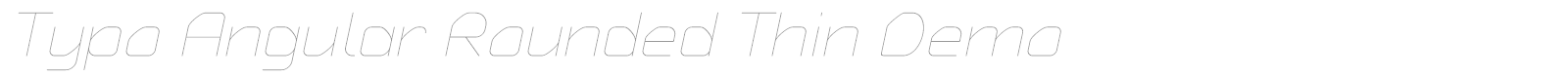 Typo Angular Rounded font preview